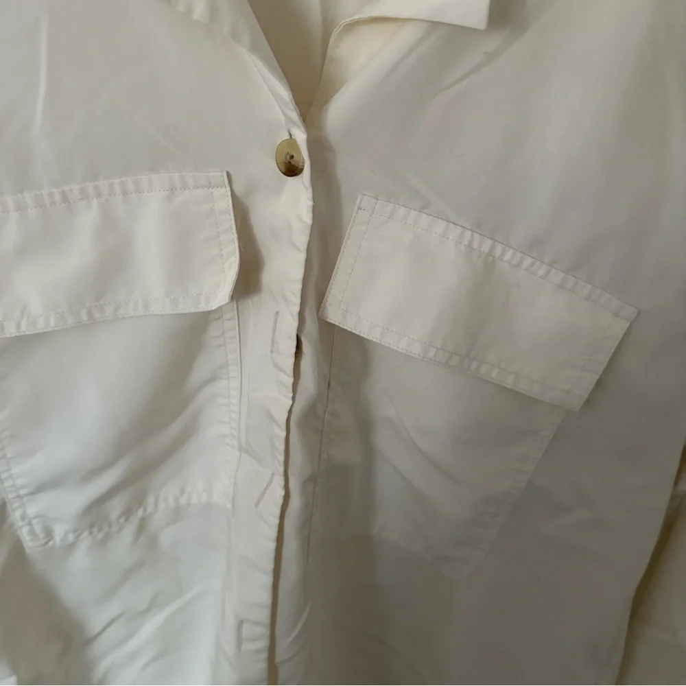 Off White Button Down Shirt - Picture 4 of 9